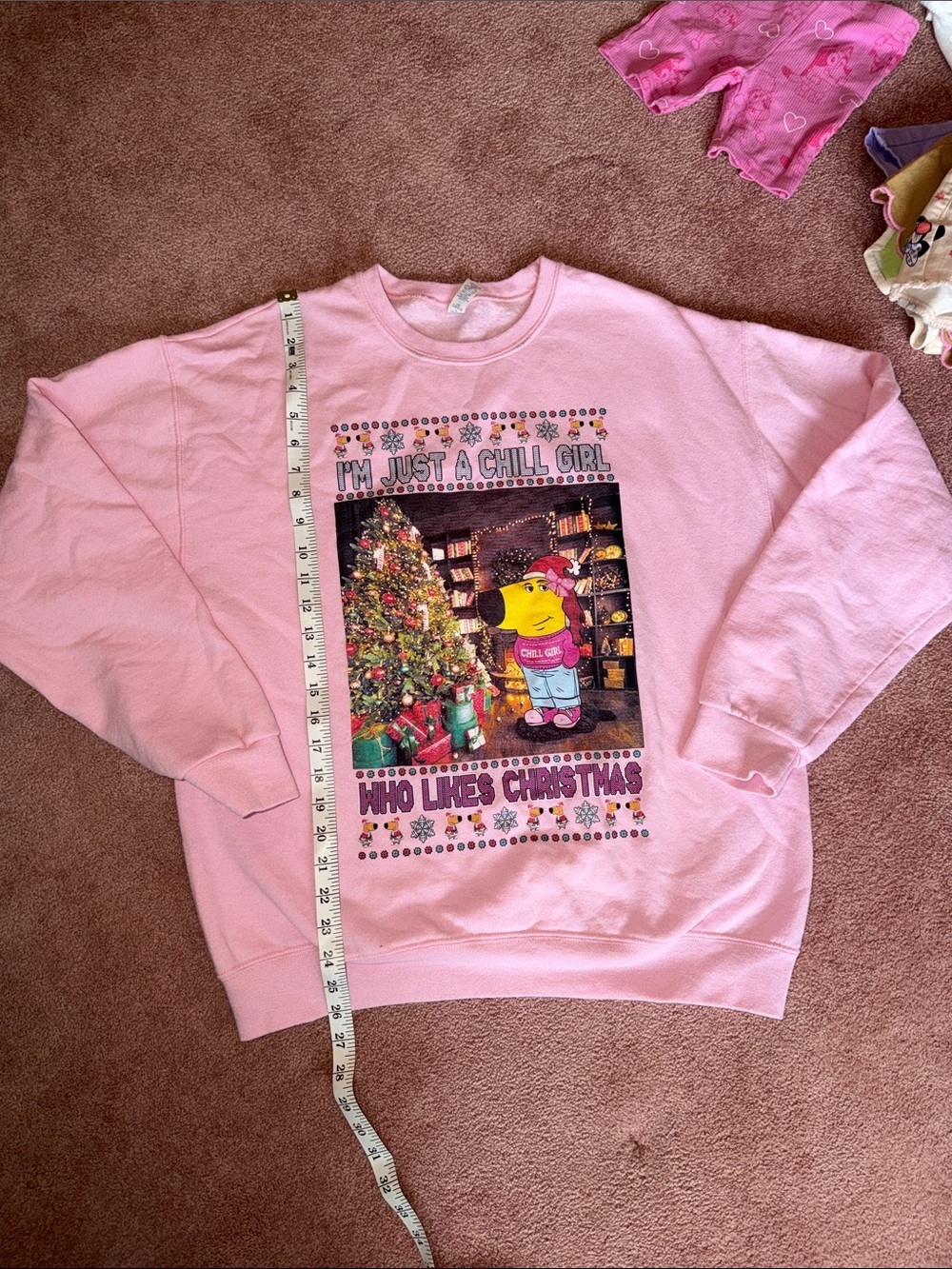 Jerzees Pink NuBlend Crewneck Sweatshirt